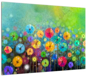 Tablou - Flori abstract (70x50 cm)
