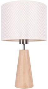 Spot-Light 7017403211528 - Lampă de masă MERCEDES, 1xE27/40W/230V, stejar