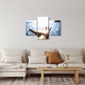Tabloul cu palma deschisă (90x60 cm)