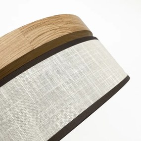 Brilagi - Plafonieră LED BELLADONNA, 20W, 230V, Ø 30 cm, crem/stejar