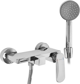 Baterie cada - dus Rea Berg monocomanda crom cu set de dus