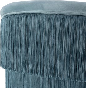 Fotoliu pivotant design elegant LUX Le Vante, albastru 113980 HZ