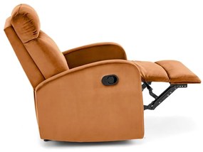 Fotoliu recliner Wonder velvet cinnamon H98 cm