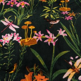 Lenjerie cocolino MYSTIC GARDEN verde inchis Dimensiune lenjerie de pat: 70 x 90 cm | 140 x 200 cm