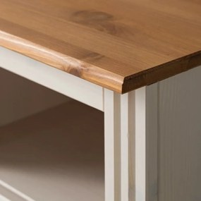 Birou cu blat din lemn de pin 50x140 cm Anita – Støraa