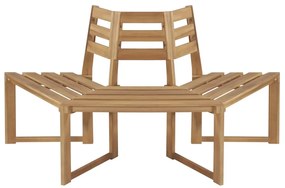 44251 vidaXL Bancă de copac semihexagonală 160 cm lemn masiv de acacia