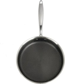 Tigaie inalta Zilan ZLN9679 cu capac tri-ply, inox, antiaderent, protectie la zgarieturi, usor de spalat, 26 cm ,3.2L