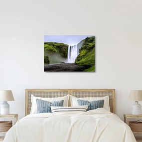 Tablou pe sticlă cu cascade (70x50 cm)