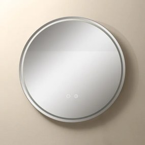 Oglindă LED retroiluminată pentru baie Zuma Line D3004-60 24W/230V 3000/4000/6000K IP44 alb