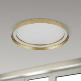 Plafoniera LED design circular MANTA D-45cm auriu mat