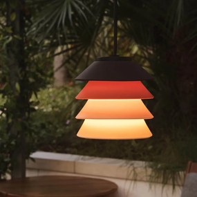 Pendul iluminat exterior din silicon IP65 TOBA multicolor