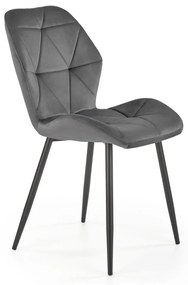 Scaun K453 velvet gri