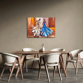 Tablou - Dansatoare, pictură în ulei (70x50 cm)