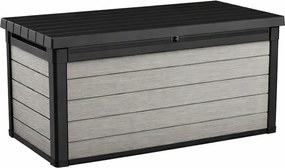 Denali duotech ladă de plastic pentru grădină 570 L gri-maroniu