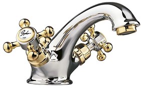 Sapho - Baterie pentru lavoar ANTEA cu ventil pop-up, aurie