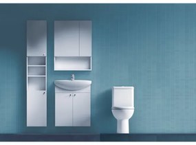 Dulap cu oglindă cu raft JIKA H4532410383041 LYRA 80x60 cm alb