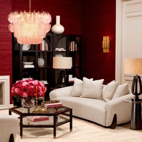 Canapea design LUX Siderno, Splendor gri deschis