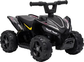 AIYAPLAY ATV Electric pentru Copii 18-48 Luni, 6V, 2 km/h, Sarcină 25 kg, Negru | Aosom Romania