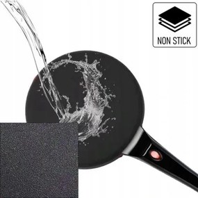 Aparat pentru facut clatite Floria ZLN7910 Negru, 700W, cu diamentru de 20 cm
