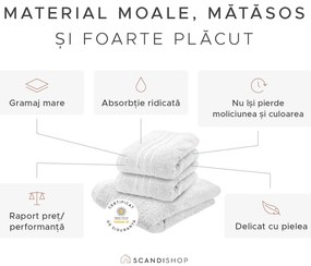 Prosop pentru corp Confort maxi, verde deschis 100 x 180 cm, 100% bumbac