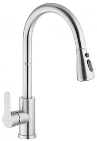Baterie Bucatarie Extractabila Inox Smack, Esn1701