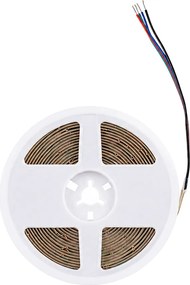 Bandă LED COB Gel Free GTV pentru mobilier, lumină RGB, 810 LED m, 12V, IP20, 5 m Multicolor, 16 W/m, 12 V, LED Cob, 8 mm