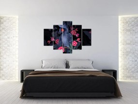 Tablou - Păpădia între flori (150x105 cm)