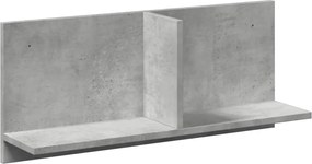 vidaXL Dulap de perete, gri beton, 70x16,5x30 cm, lemn prelucrat