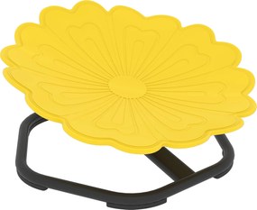 AIYAPLAY Scaun pivotant senzorial pentru copii, șezut pivotant pentru antrenamentul echilibrului și coordonării, galben | Aosom Romania