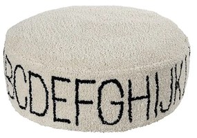 Fotoliu puf pentru copii crem ABC – Lorena Canals