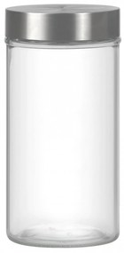 Borcan depozitare cu capac inox 1.3L, rotund, Milos