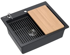 Chiuveta din granit KURT 110 WORKSTATION Negru