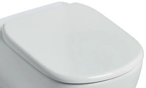 Capac WC Ideal Standard Tesi cu inchidere lenta, alb - T352901