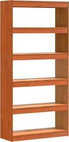 vidaXL Dulap pentru cărți Maroniu cerat 80 x 30 x 167,5 cm