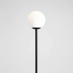 Lampadar modern negru cu glob de sticla Pinne