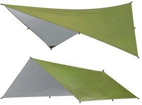 Prelata impermeabila de 3x3 metri pentru camping, cu geanta cadou