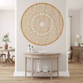 SENTOP | Mandala luxoasă din lemn pe perete, decorațiune interioară 3D | HELA