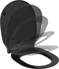 Capac wc slim softclose Ideal Standard Connect Air negru mat