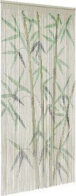 vidaXL Perdele pentru ușă cu insecte imprimeu bambus 100x220 cm bambus