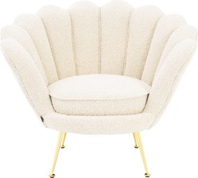 Fotoliu design elegant LUX Trapezium crem 113990 HZ