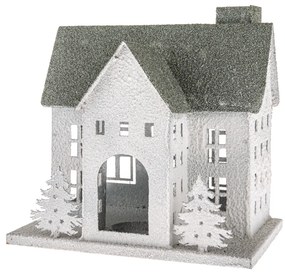 Sfeșnic metalic Green House, 26 x 17 x 25,5 cm, 25 cm