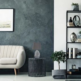 Veioza/Lampa de masa decorativa Apolonia gri