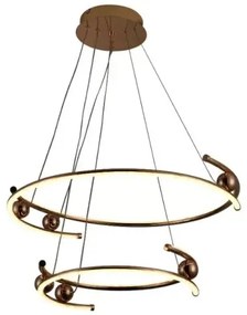 Lustră LED dimabilă pe cablu LED/80W/230V 3000-6500K + telecomandă