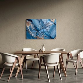 Tablou - Marmură albastră fragmentată (90x60 cm)