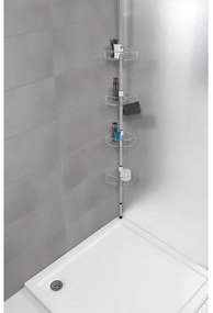 WENKO 21803100 - Poliță de colț DOLCEDO, 31 x 27,5 cm, inox/crom lucios