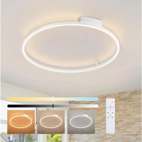 Brilagi - Corp de iluminat LED dimabil PORTOFINO LED/60W/230V Ø 80 cm alb + telecomandă