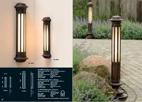 Aplica iluminat exterior din fier forjat, WL 3594