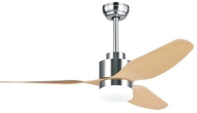 Lustra LED cu Ventilator si telecomanda Costas crom/artar