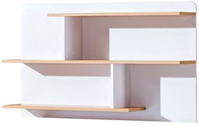 Sistem de rafturi Lavendon L8 (Stejar nash + alb lucios). Promo -6%. 1042038