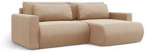Coltar extensibil Belfast 3 locuri catifea L240 cm